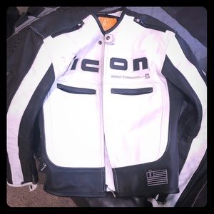 Leather Sports bike Icon Jacket
